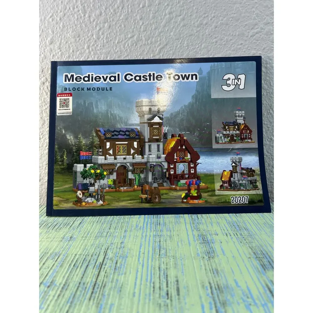 XMORK Medieval Castle Town Modular Blocks Set Standard ABS Lego Compatible